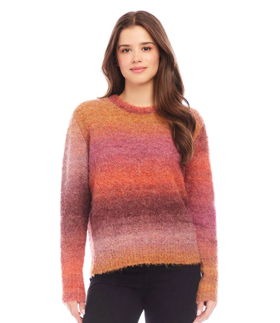 Petite Size Ombre Boucle Sweater