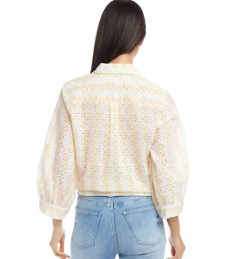 Petite Size Tie-Front Top