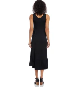Petite Size Tiered Midi Dress