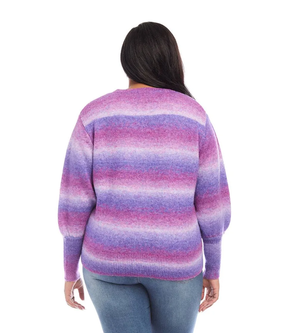 Plus Size Blouson Sleeve Sweater