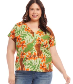 Plus Size Dolman Sleeve Top
