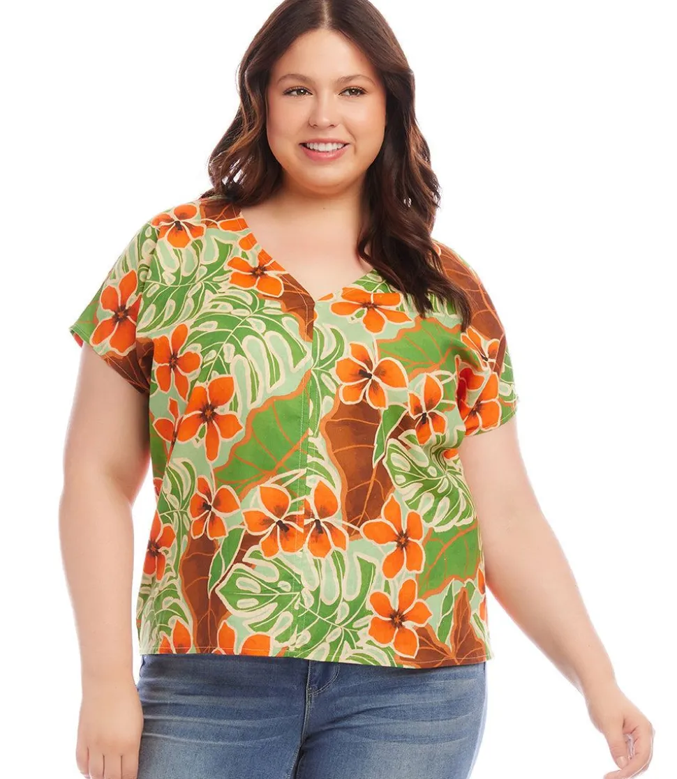 Plus Size Dolman Sleeve Top