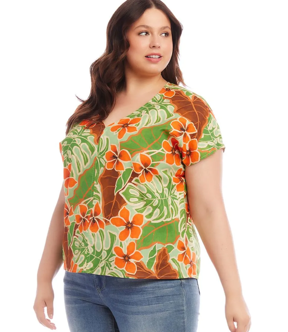 Plus Size Dolman Sleeve Top