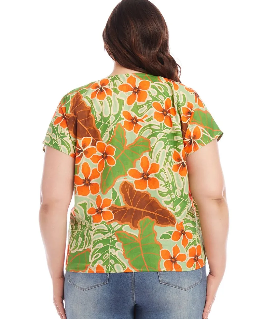 Plus Size Dolman Sleeve Top