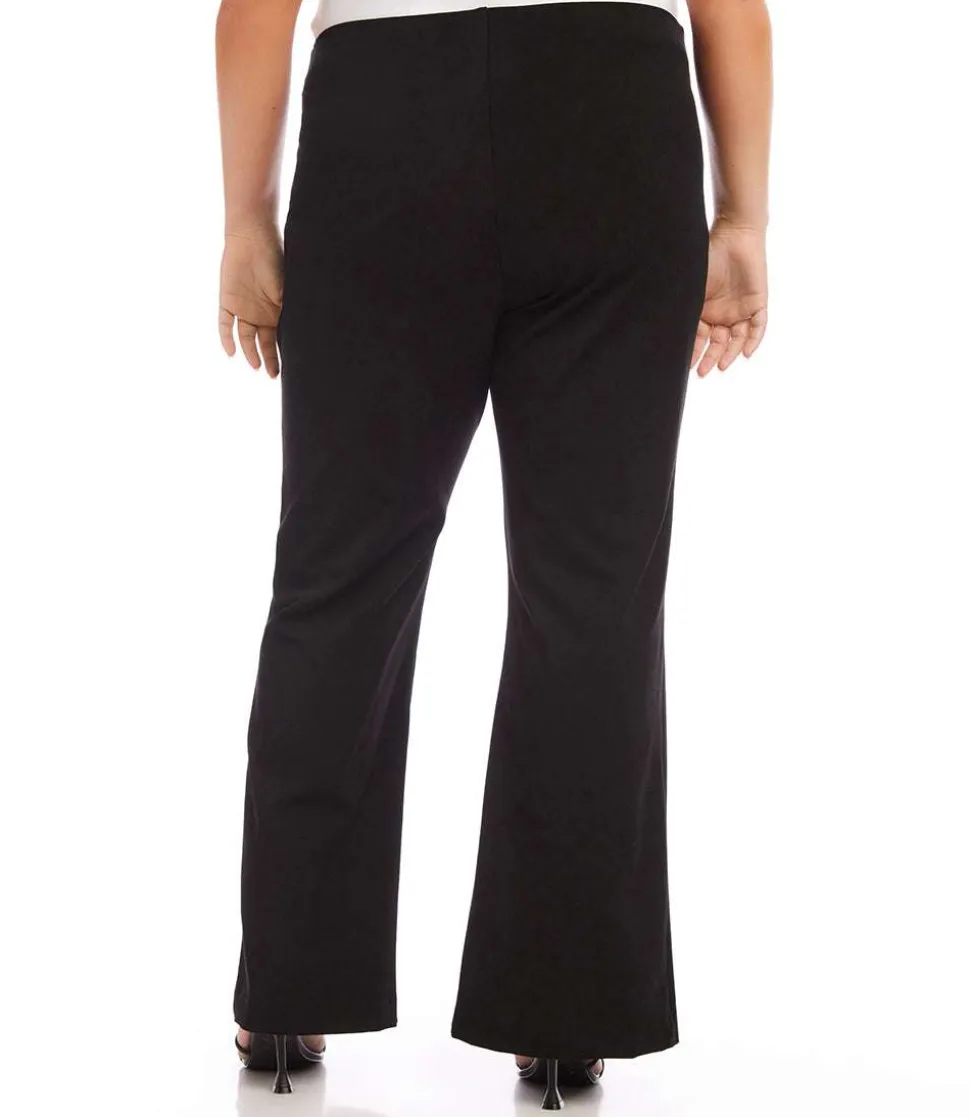 Plus Size Front Slit Pants
