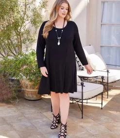 Plus Size Long Sleeve Maggie Dress