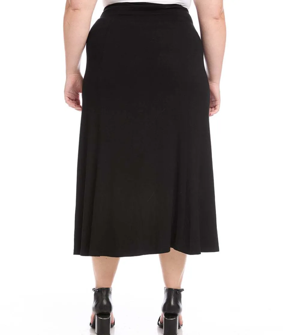 Plus Size Maxi Skirt