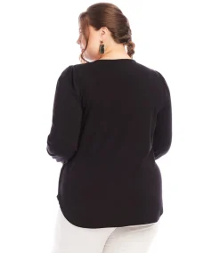 Plus Size Puff Sleeve Top