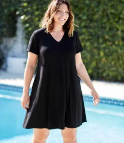 Plus Size Quinn V-Neck Pocket Dress