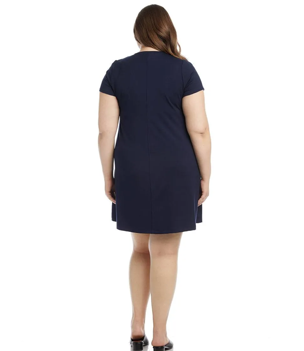 Plus Size Quinn V-Neck Pocket Dress