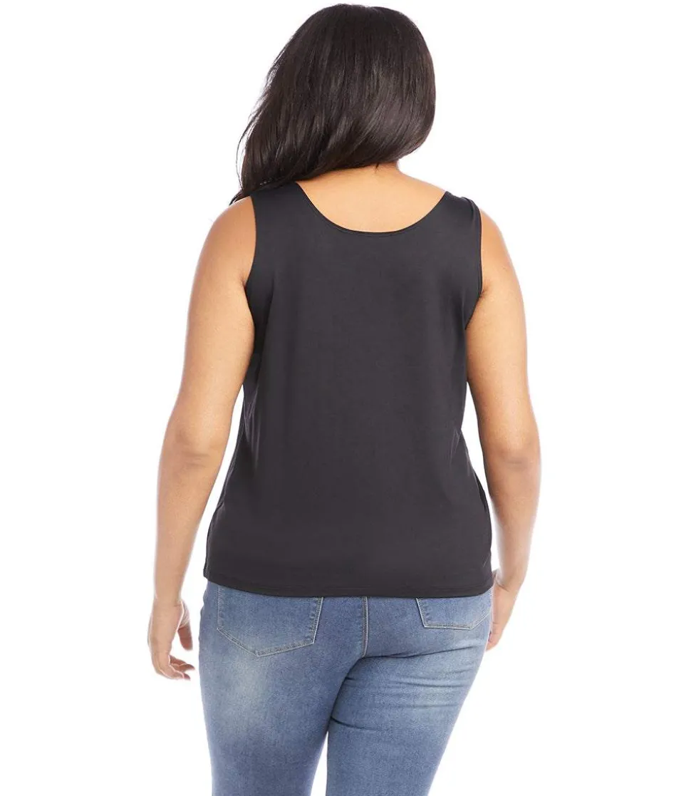 Plus Size Scoop Tank