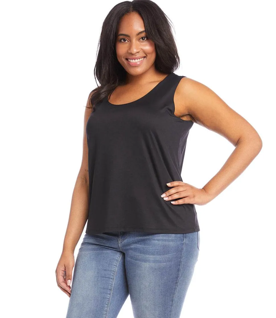 Plus Size Scoop Tank