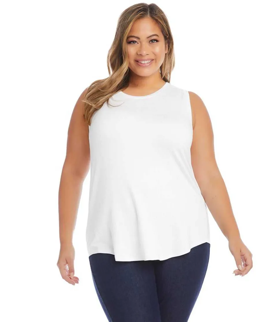 Plus Size Shirttail Tank