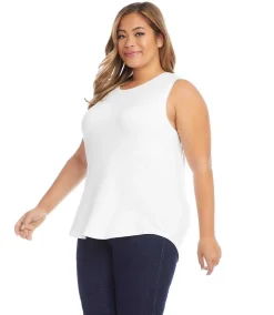 Plus Size Shirttail Tank