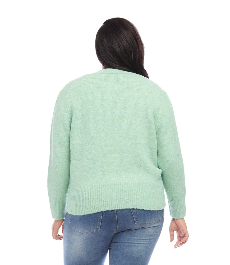 Plus Size Wrap Sweater