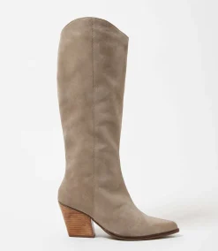 Pointed Toe Western High Boots