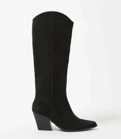 Pointed Toe Western High Boots