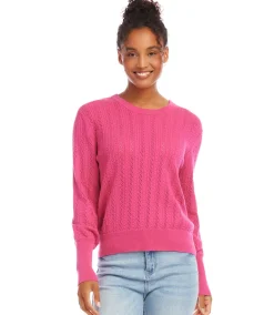 Pointelle Sweater