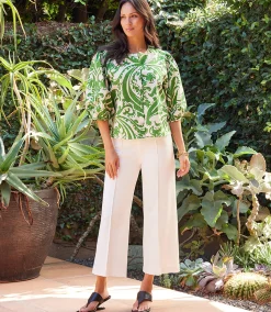 Puff Sleeve Button Front Shirt