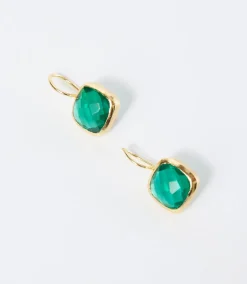 Quartz Drop Earrings