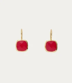 Quartz Drop Earrings