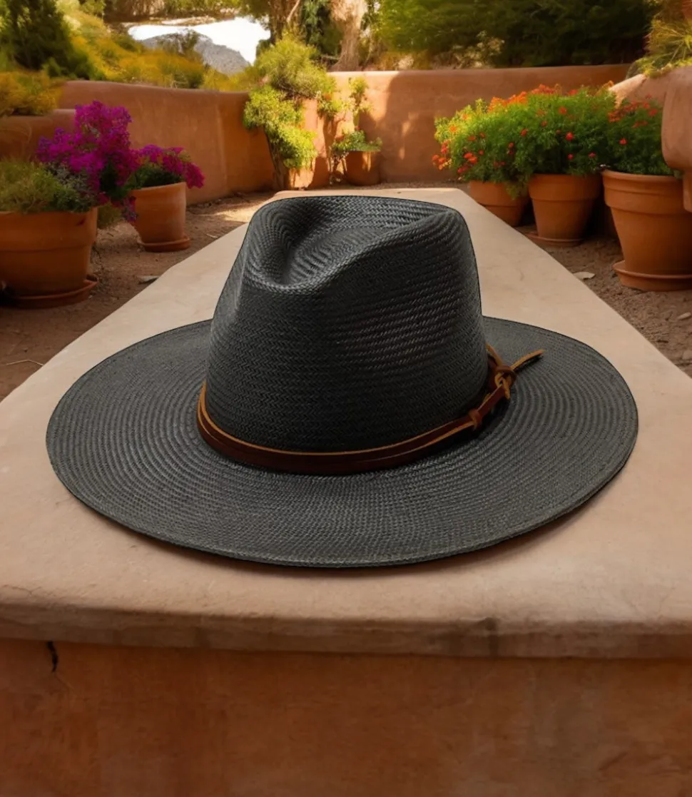 Rancher Hat With Leather Tie
