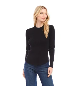 Ribbed Crewneck Sweater