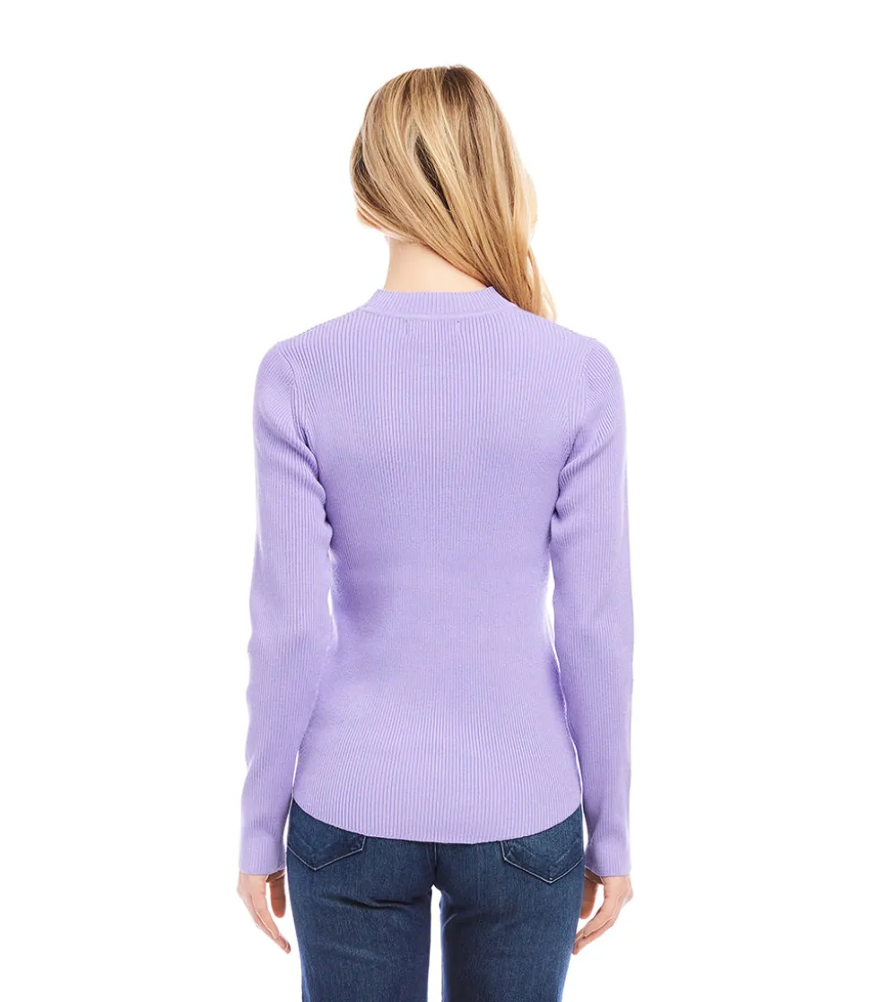 Ribbed Crewneck Sweater