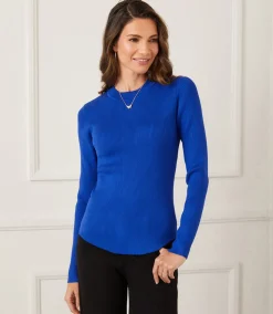 Ribbed Crewneck Sweater