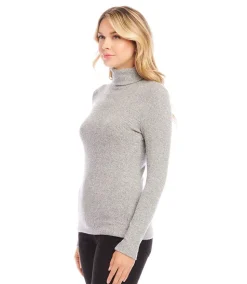 Ribbed Turtleneck Top