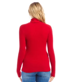 Ribbed Turtleneck Top