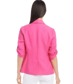 Roll Tab Sleeve Jacket
