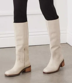 Round Toe Knee High Boots