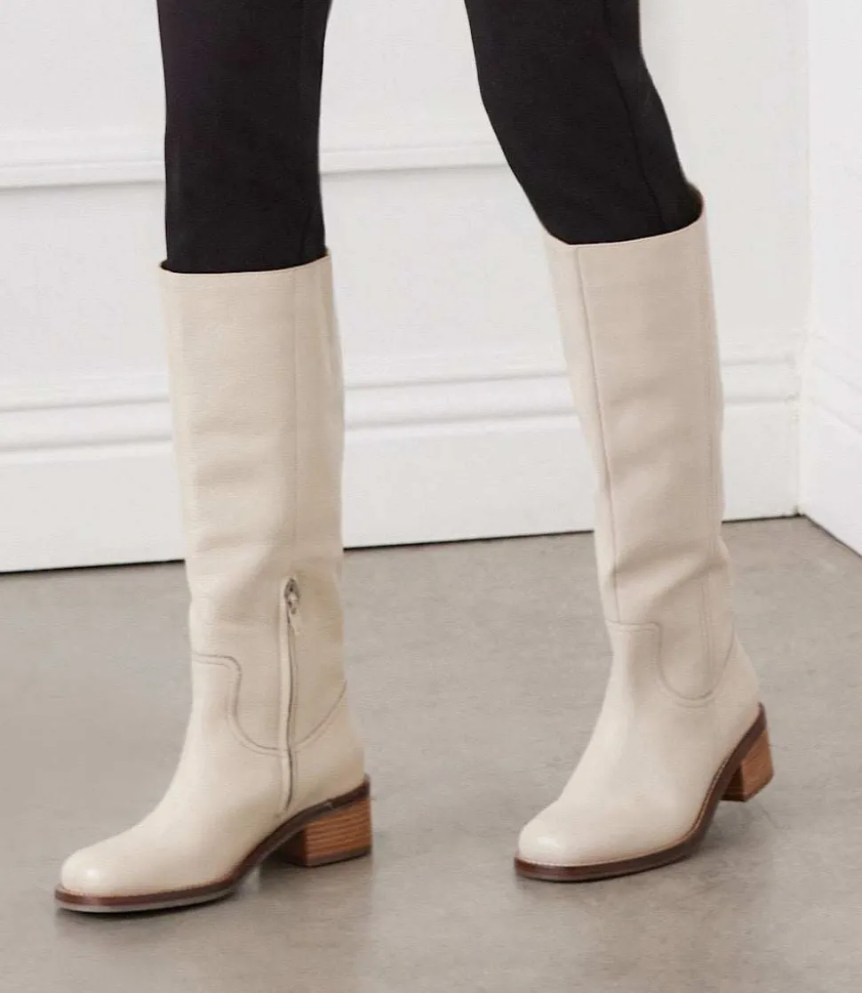 Round Toe Knee High Boots