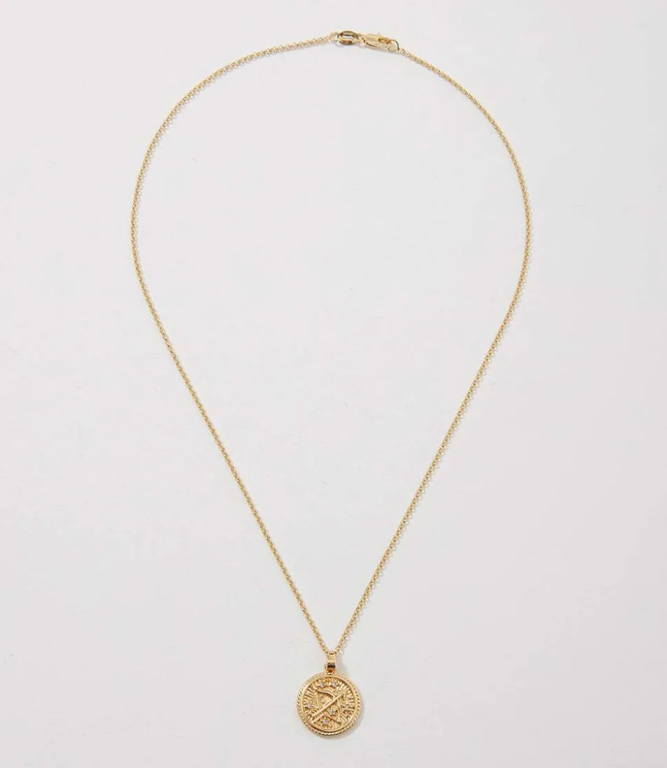 Sagittarius Coin Necklace