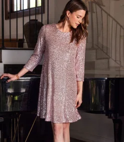 Sequin Swing Dress