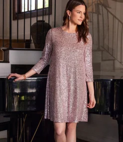 Sequin Swing Dress