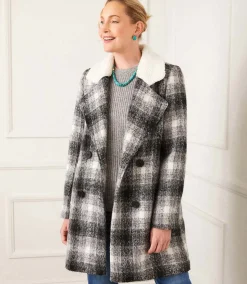 Shearling Collar Coat