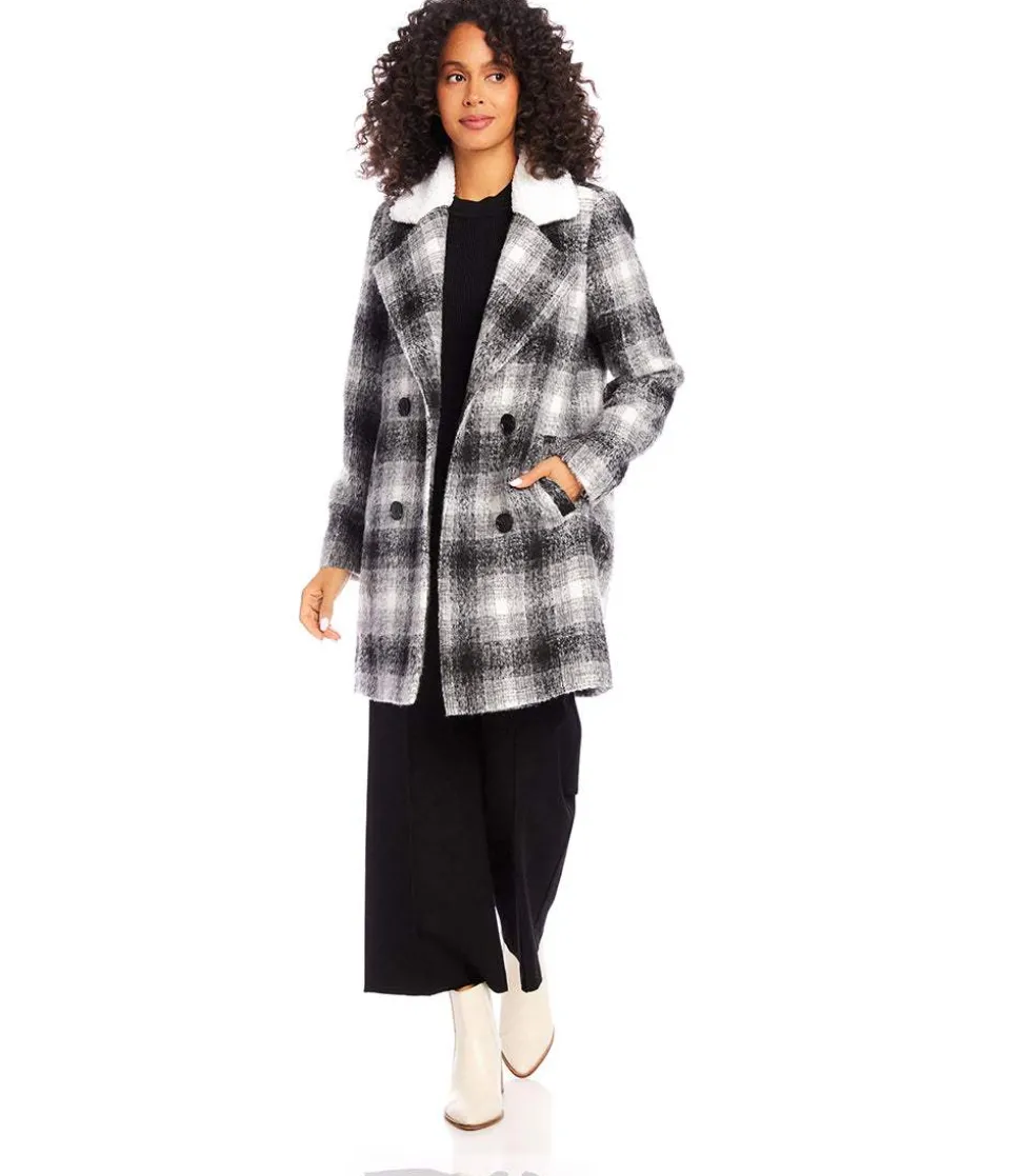 Shearling Collar Coat