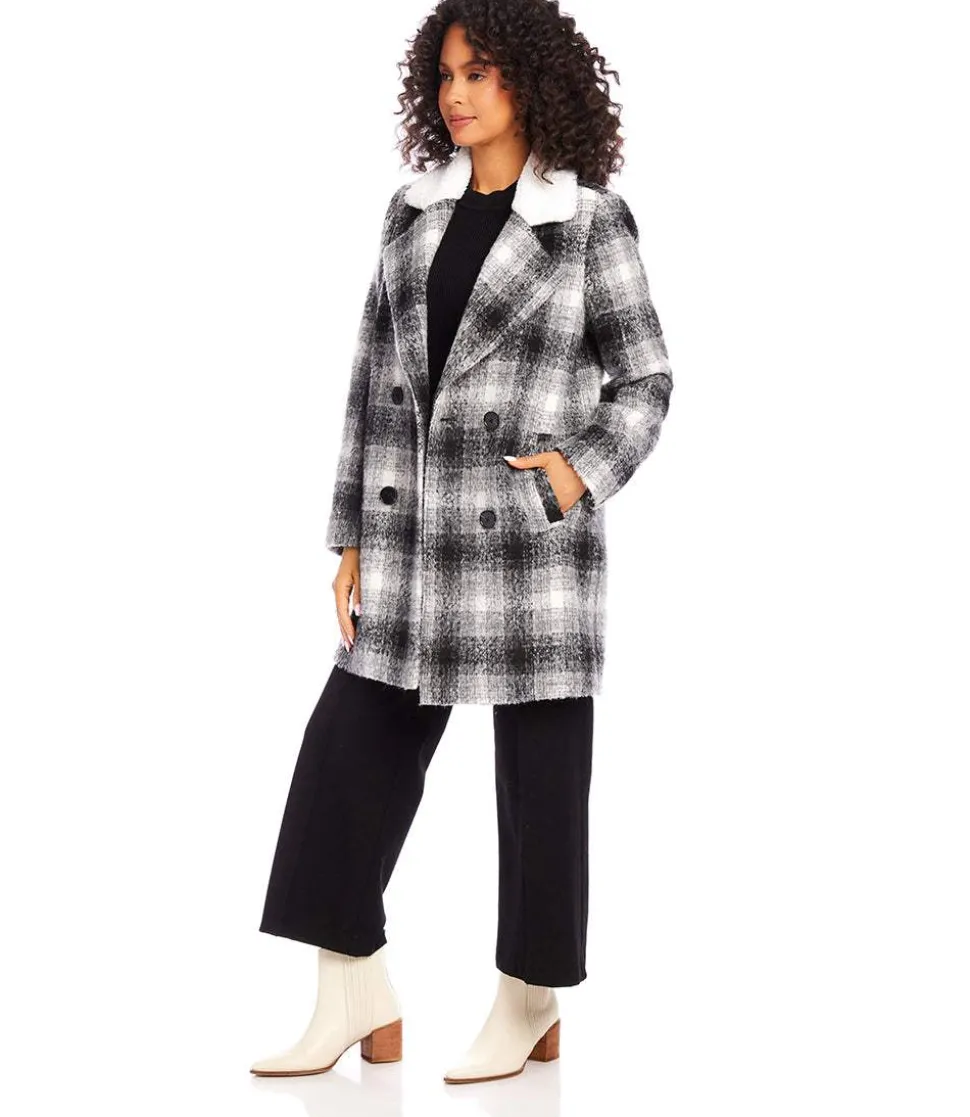 Shearling Collar Coat