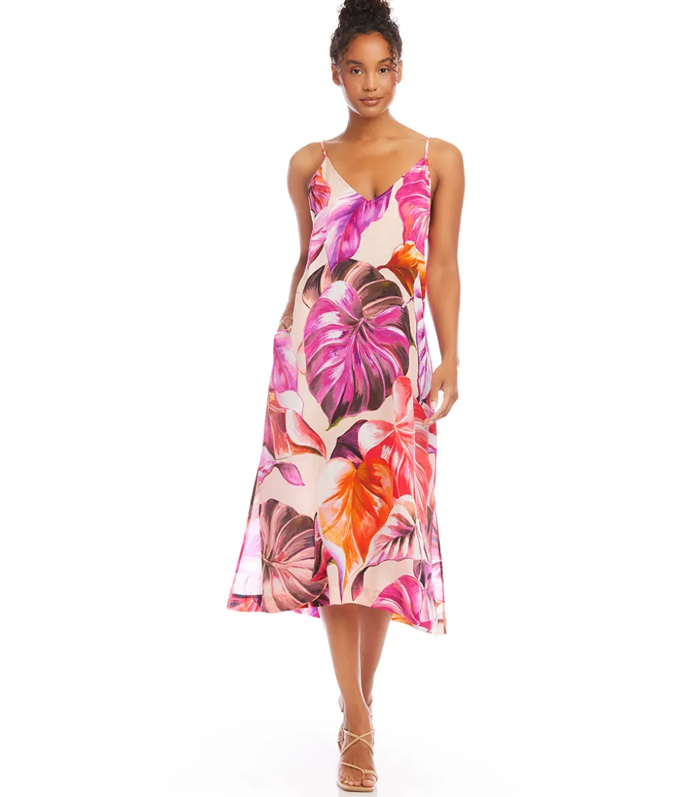 Side Slit Midi Dress