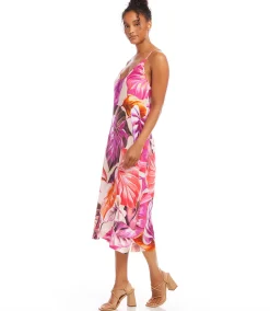 Side Slit Midi Dress