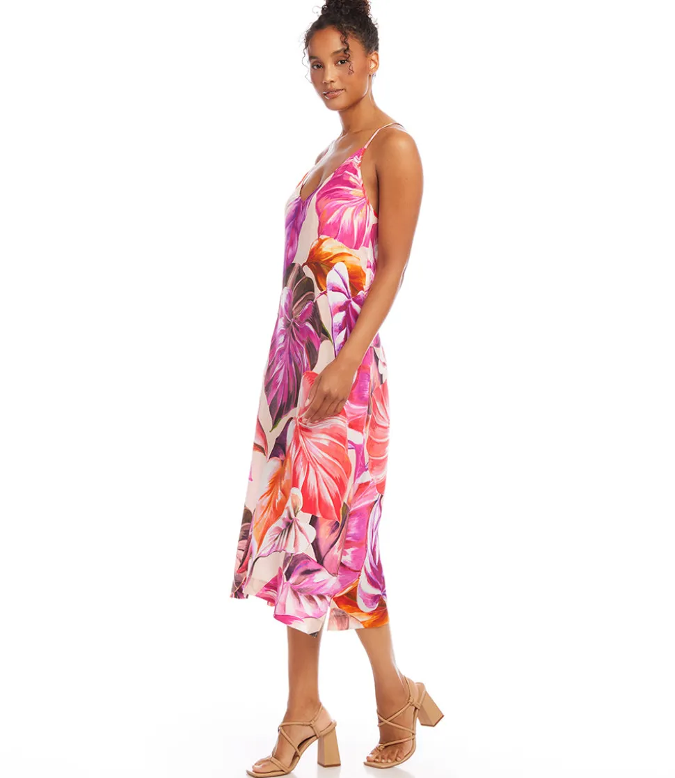 Side Slit Midi Dress
