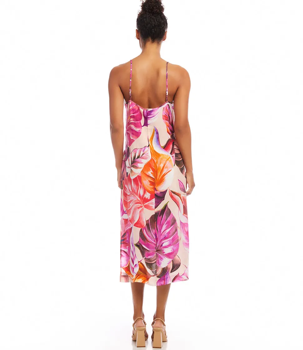 Side Slit Midi Dress