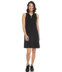 Sleeveless Zip-Up Travel Dress