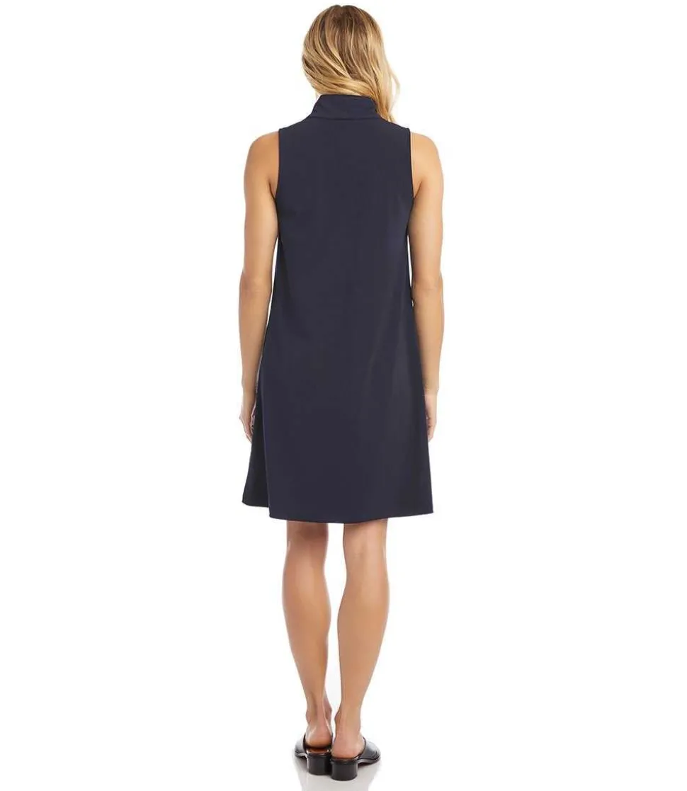 Sleeveless Zip-Up Travel Dress