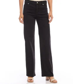 Slim Wide Leg Jeans
