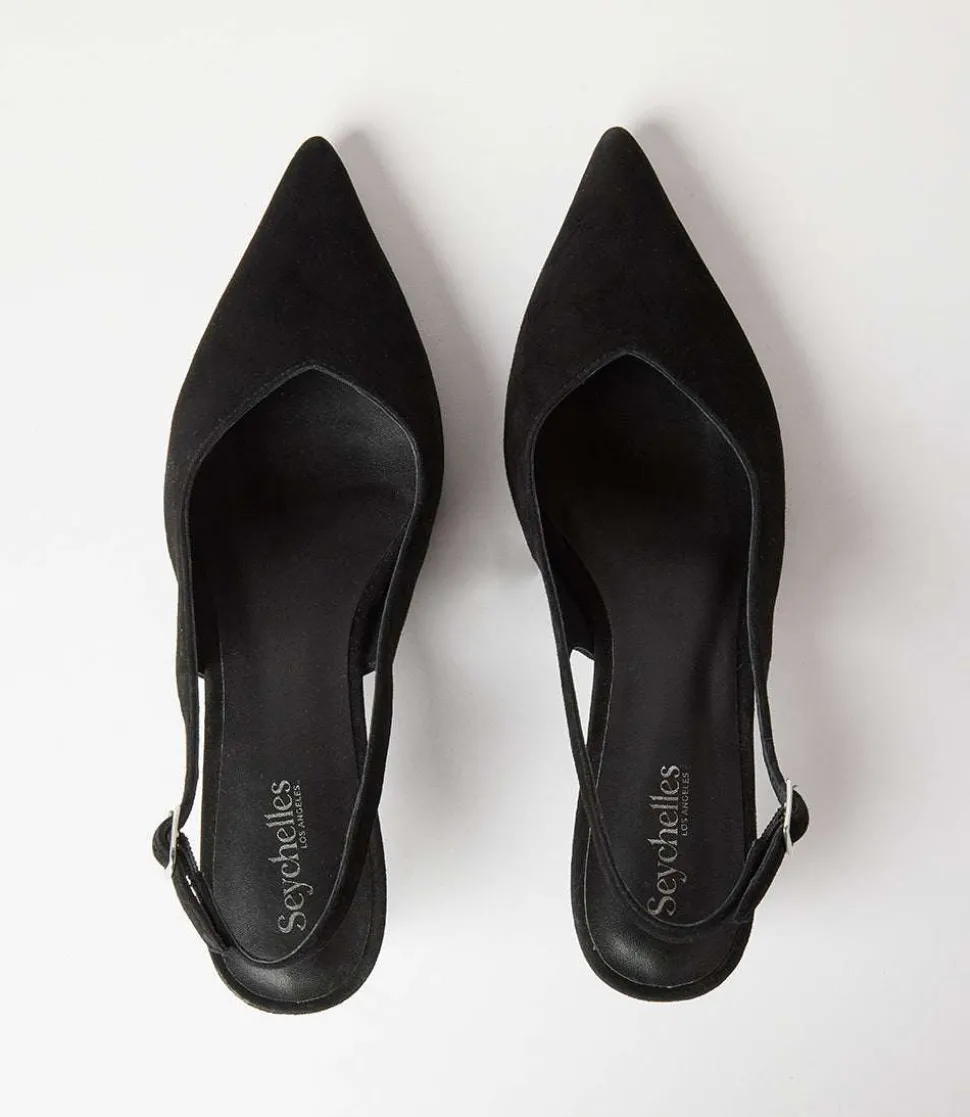 Slingback Stacked High Heels
