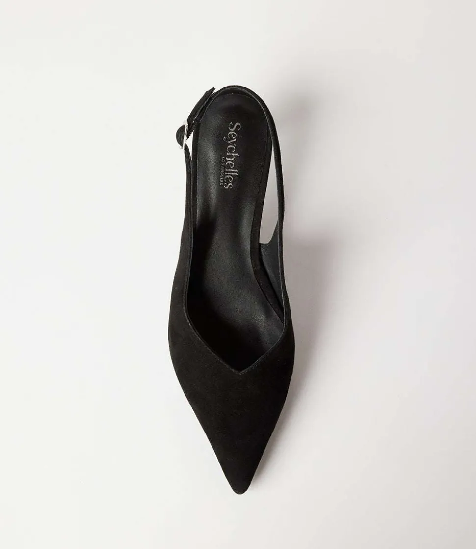 Slingback Stacked High Heels