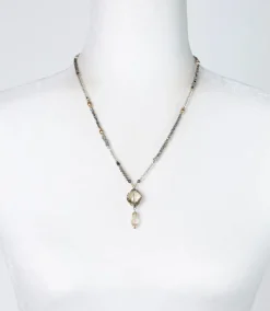 Sterling Silver Crystal Necklace